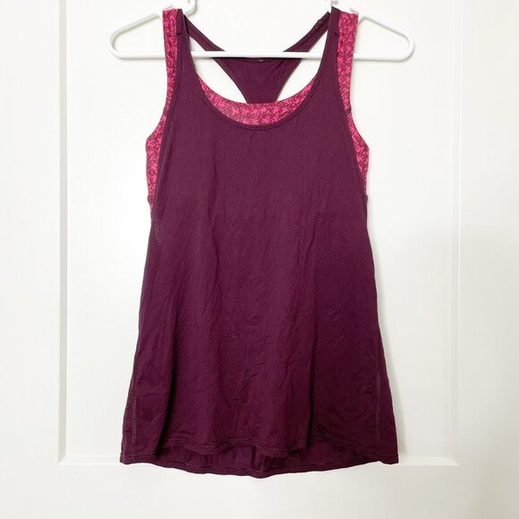 lululemon athletica Tops - Women’s / Teen’s Lululemon All Sport Support Tank Bordeaux Size 6